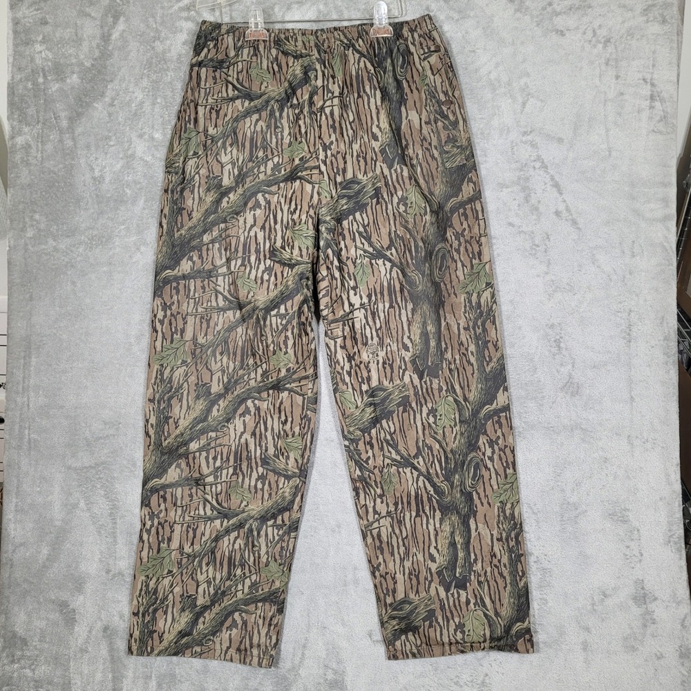 Columbia Mossy Oak Original Camo Pants Men's XL Waterproof Hunting Outdoor